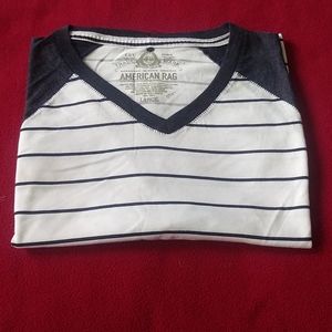 American Rag Mens V-Neck Tee T-Shirt
